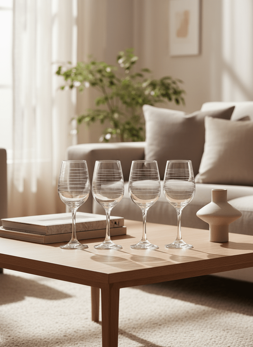 Newgrange Living Wine Glass Set of 4 - Clear 3 Shaws Department Stores