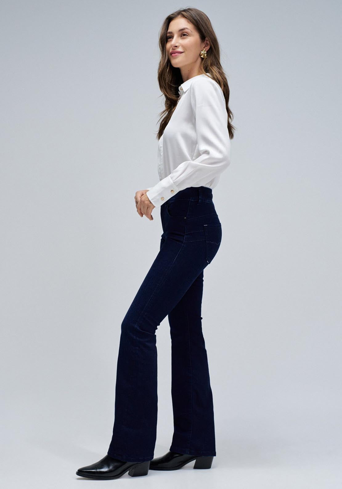 Salsa Secret Push In Bootcut Jeans - Blue 3 Shaws Department Stores