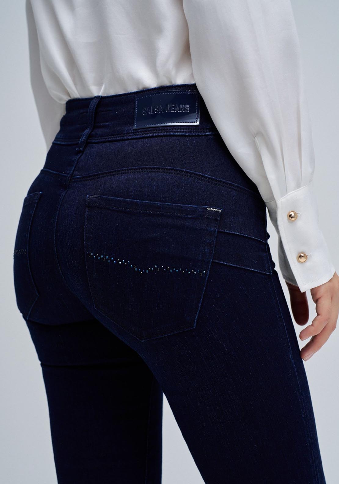 Salsa Secret Push In Bootcut Jeans - Blue 5 Shaws Department Stores