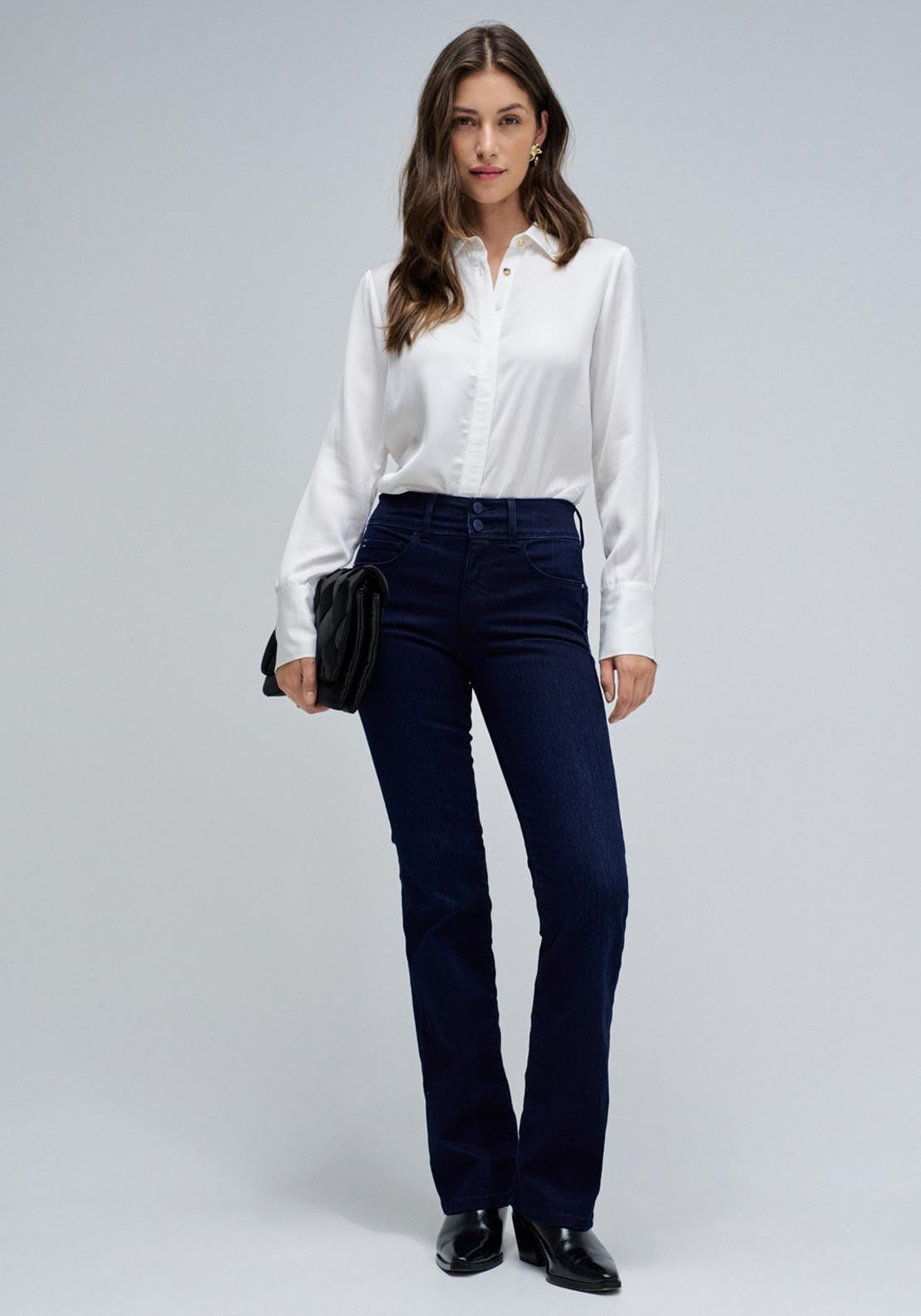 Salsa Secret Push In Bootcut Jeans - Blue 4 Shaws Department Stores