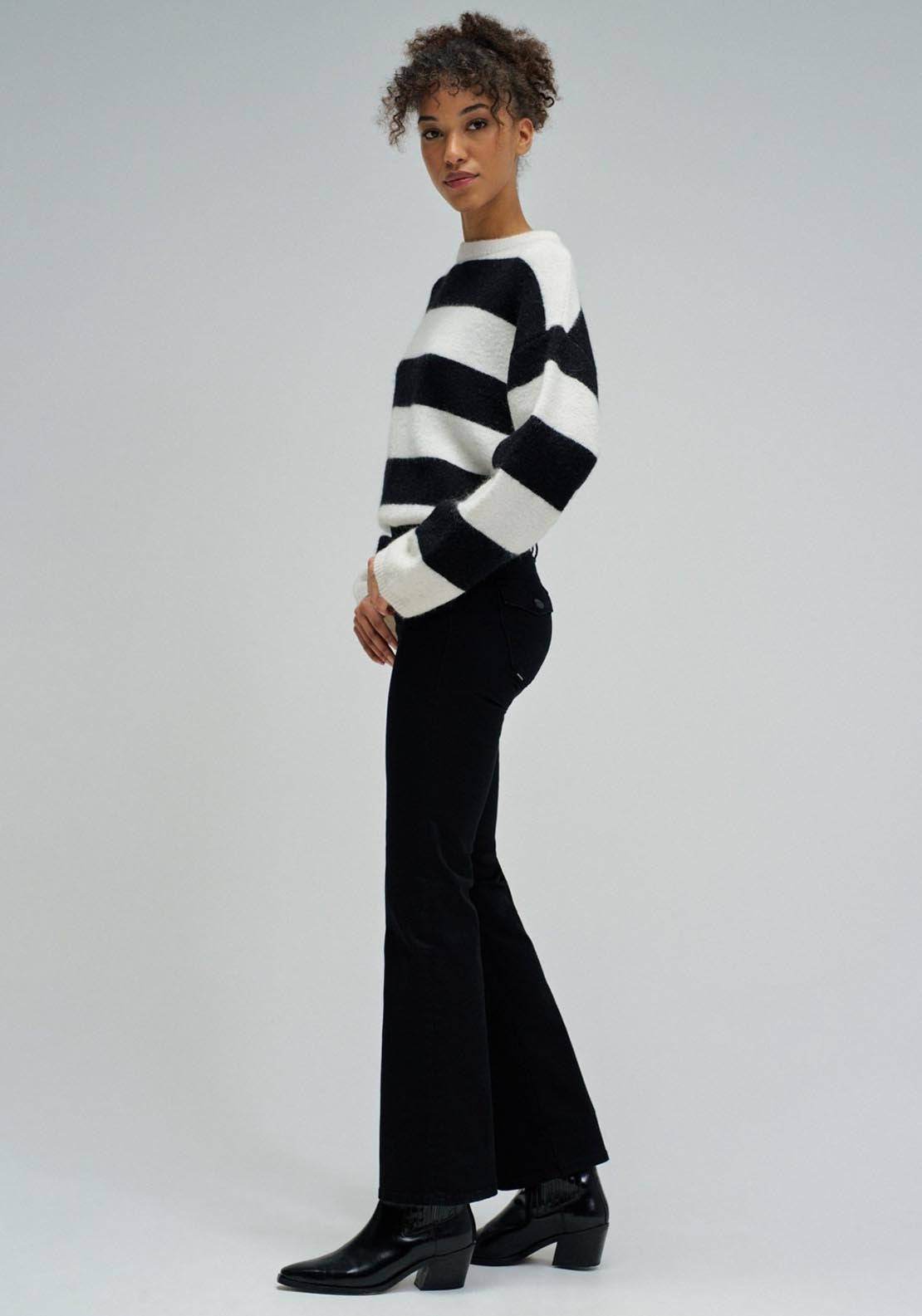 Salsa Secret Push In Bootcut Jeans - Black 3 Shaws Department Stores