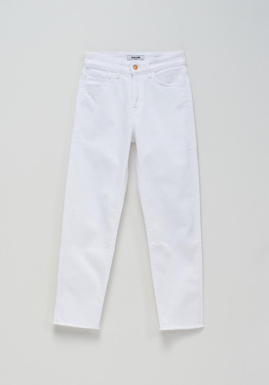 Salsa True Cropped Slim - White 7 Shaws Department Stores
