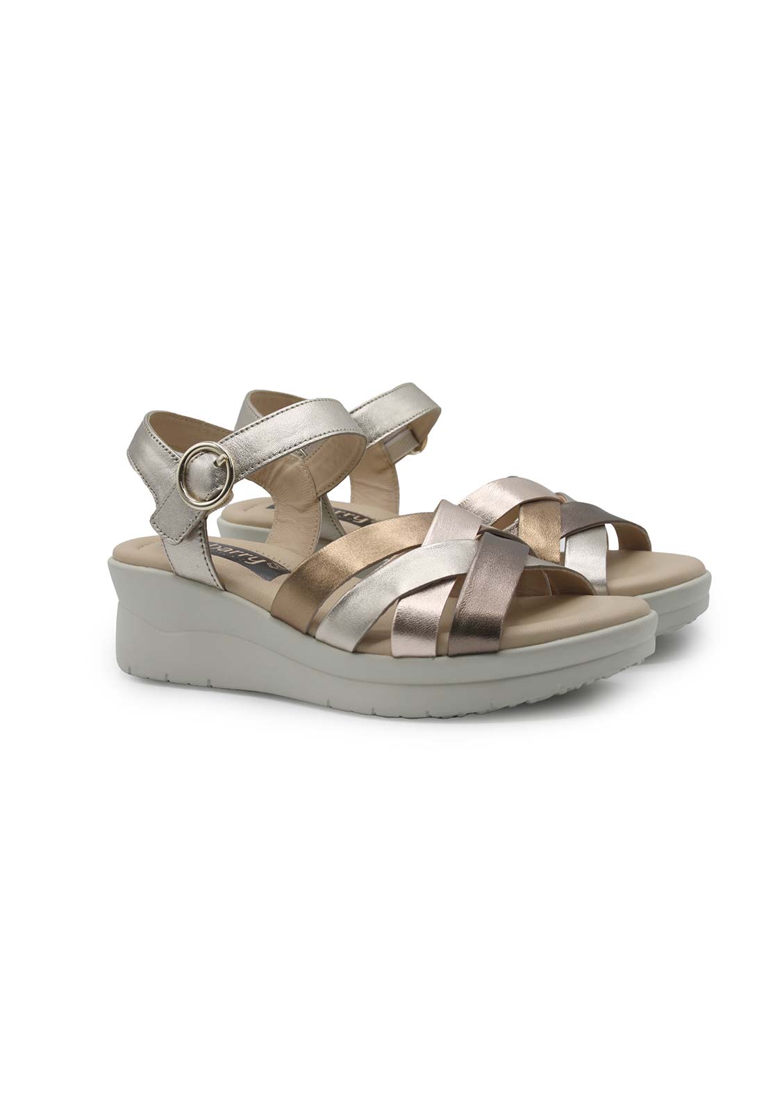 Dubarry Jade Wedge Sandal - Bronze 2 Shaws Department Stores