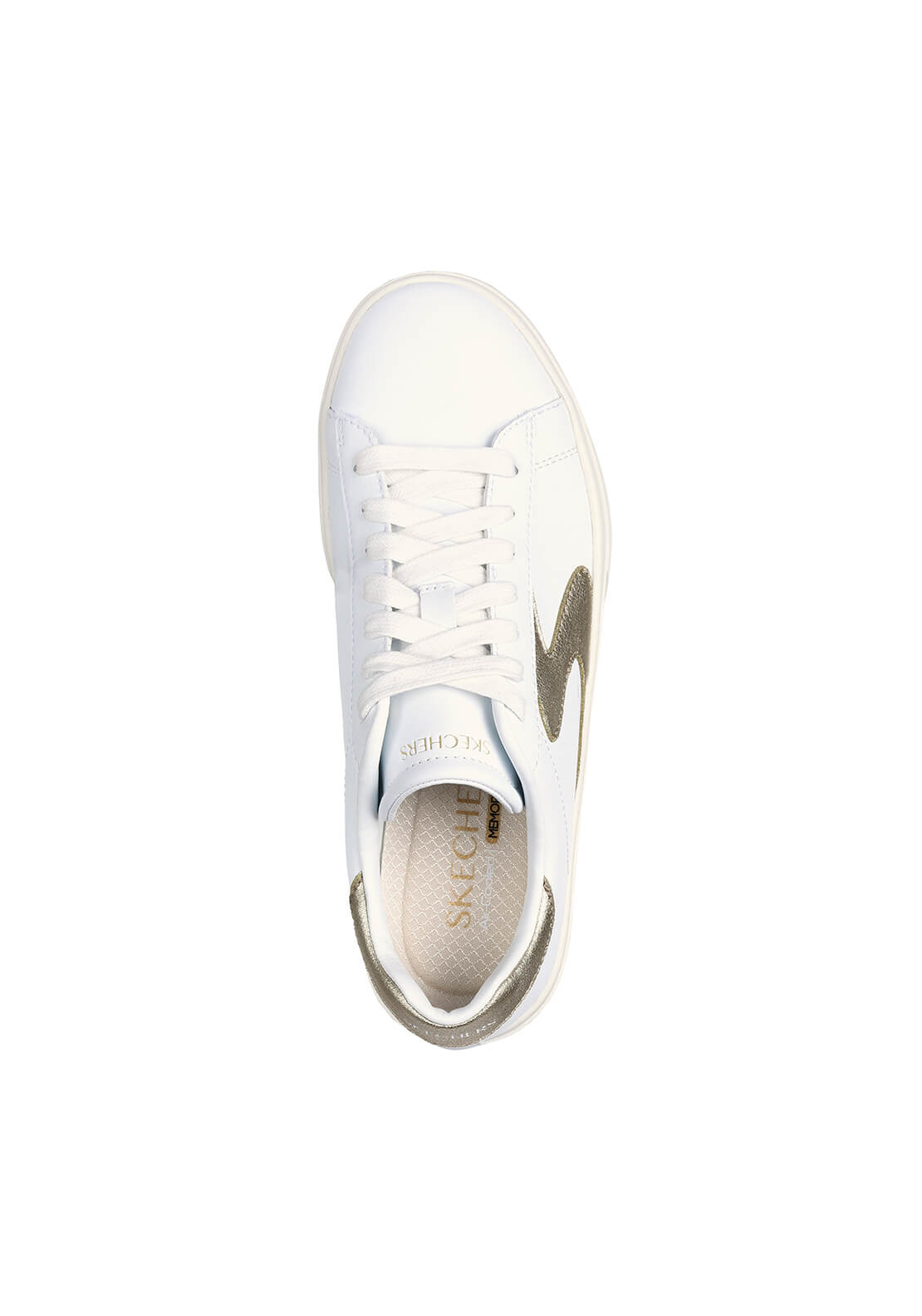Skechers Eden LX Beaming Glory - White / Gold 3 Shaws Department Stores