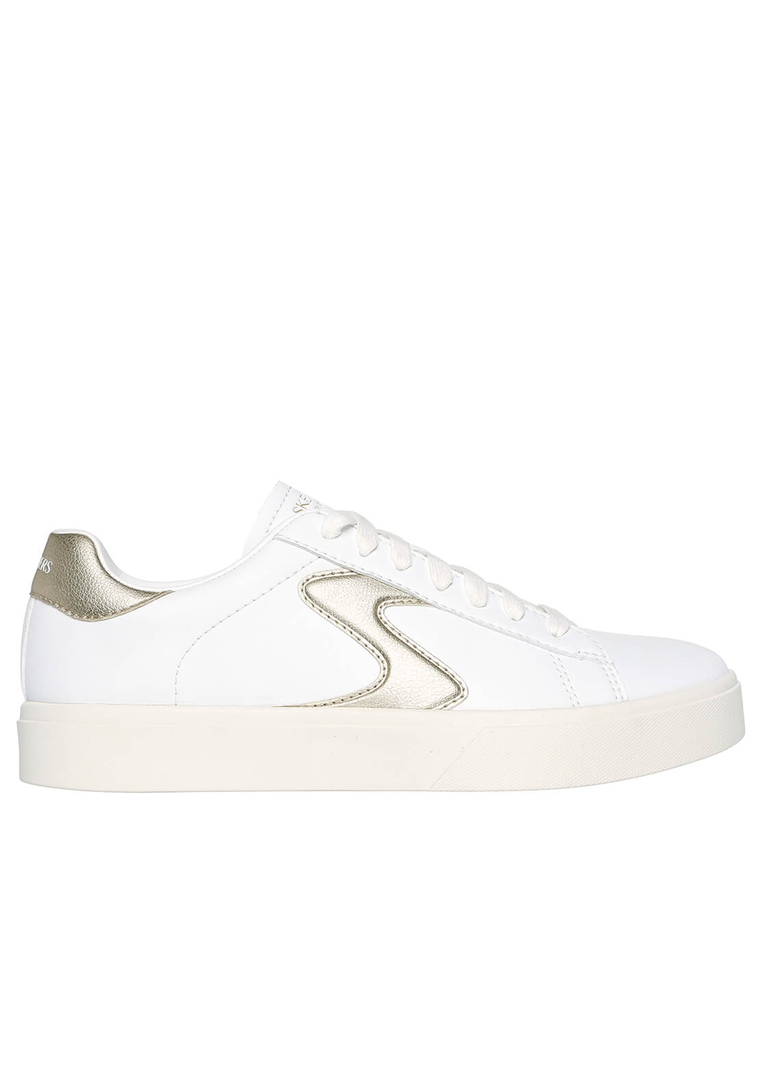 Skechers Eden LX Beaming Glory - White / Gold 2 Shaws Department Stores