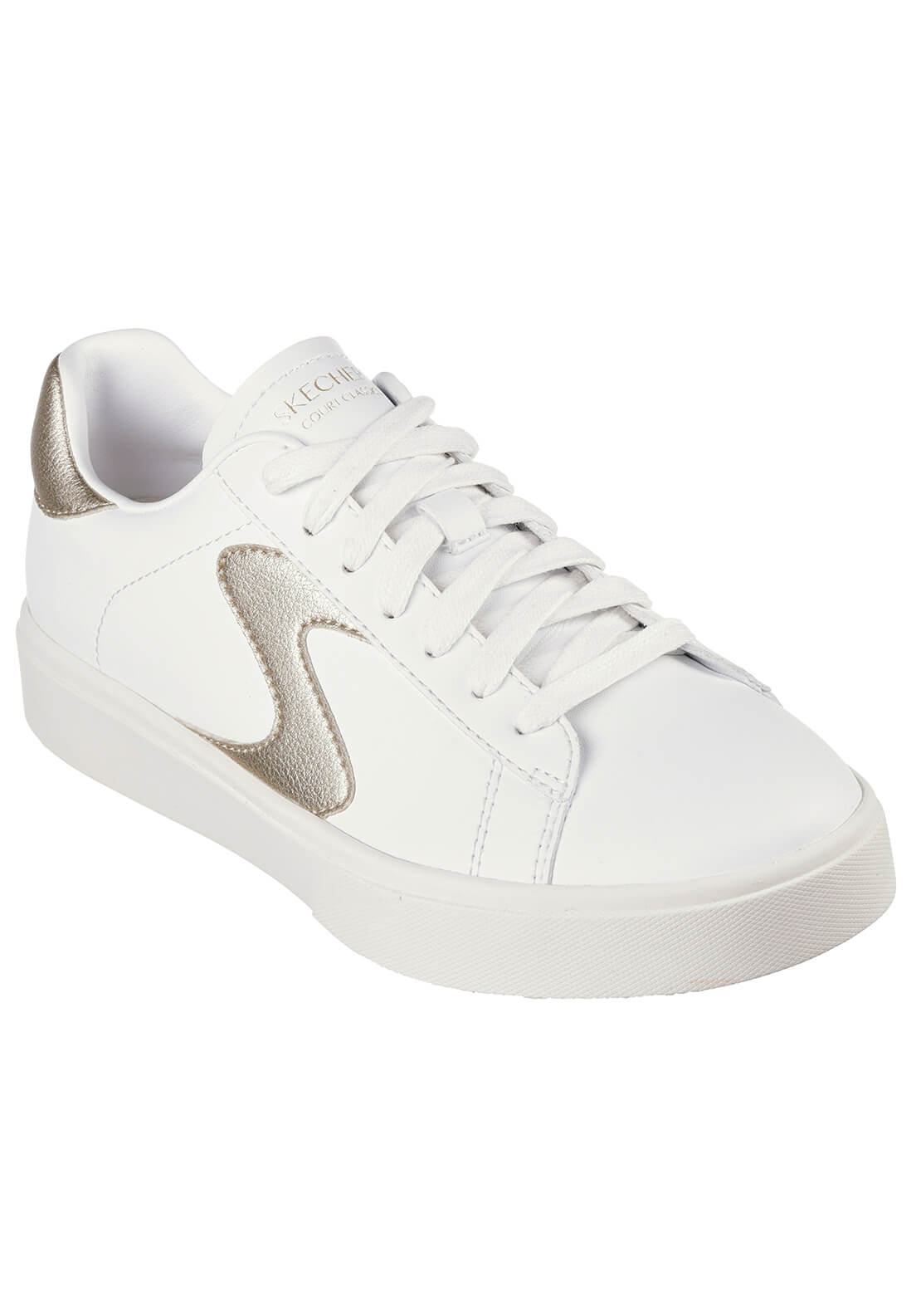 Skechers Eden LX Beaming Glory - White / Gold 1 Shaws Department Stores