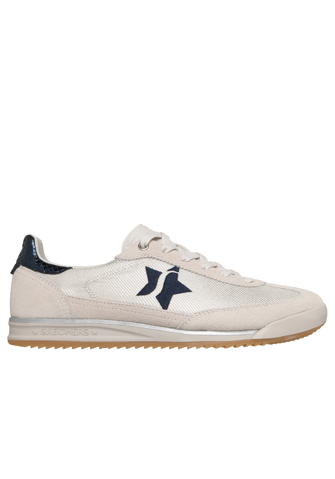 Perfectly Shimmered - Off White/navy
