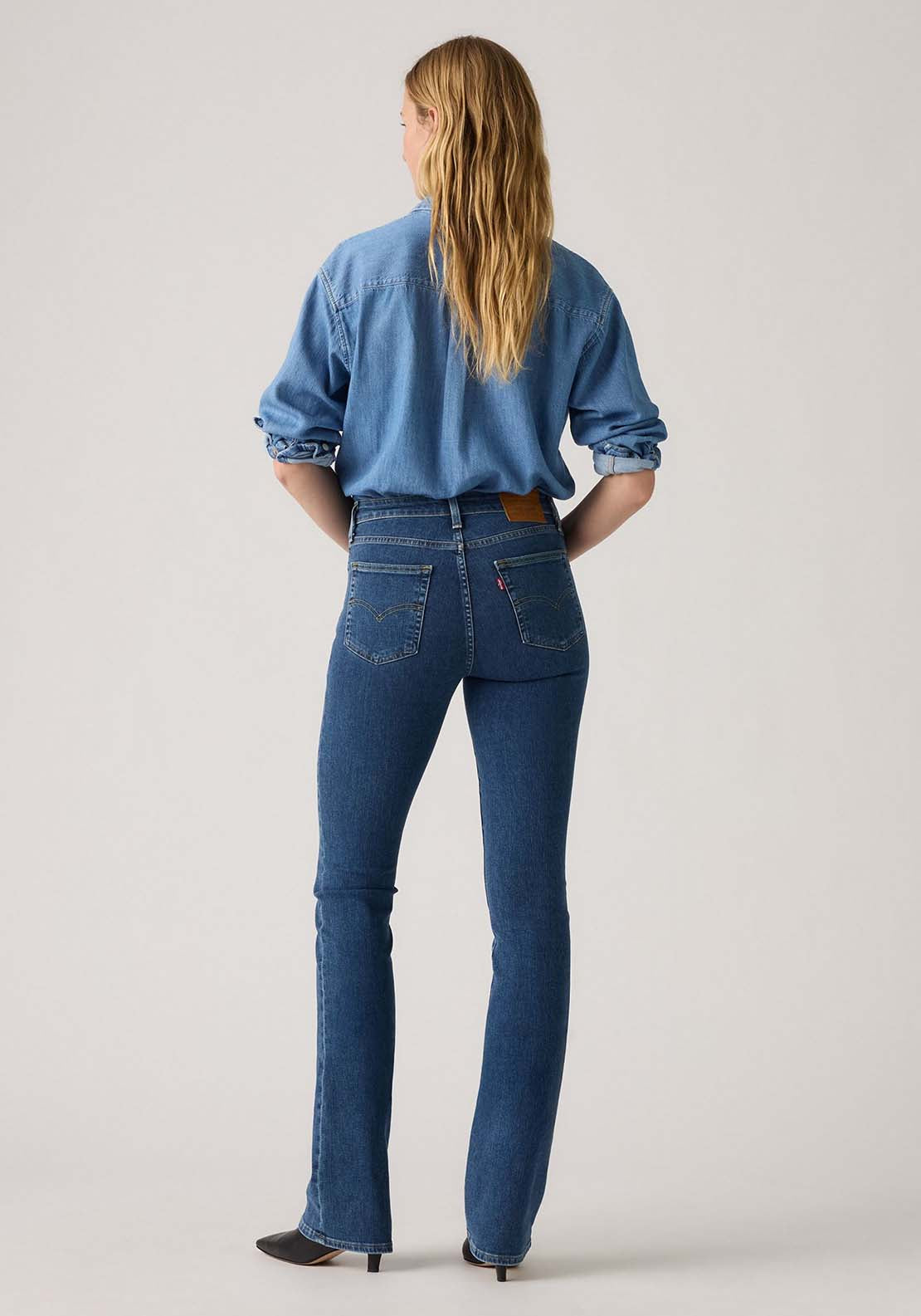 Levis 725 High Rise Bootcut Jeans - Most Likely 3 Shaws Department Stores