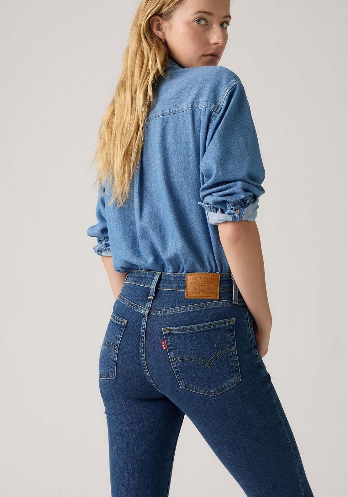 Levis 725 High Rise Bootcut Jeans - Most Likely 2 Shaws Department Stores