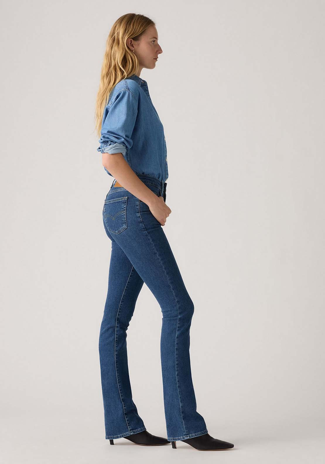 Levis 725 High Rise Bootcut Jeans - Most Likely 5 Shaws Department Stores