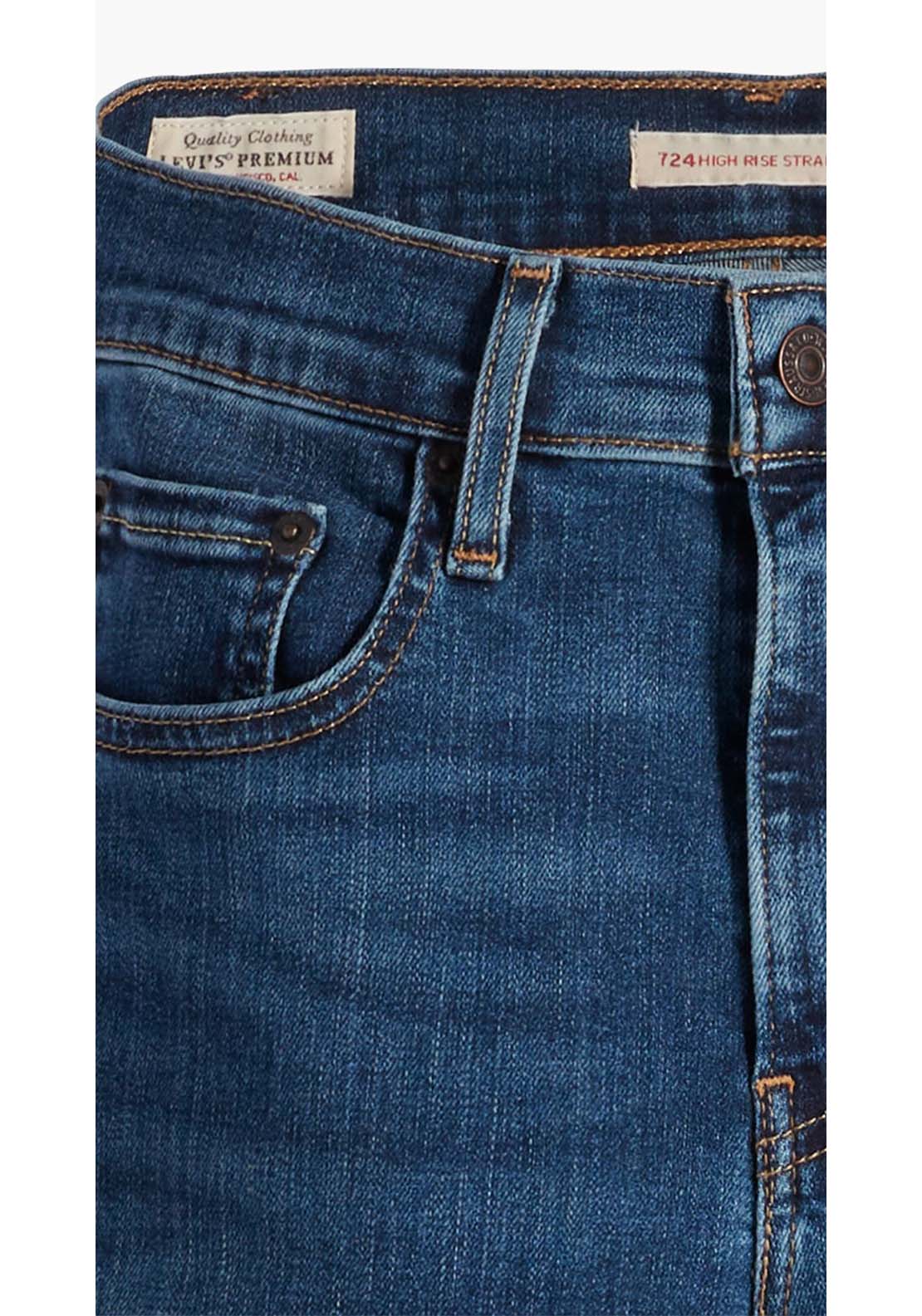 Levis 724 High Rise Straight 8 Shaws Department Stores