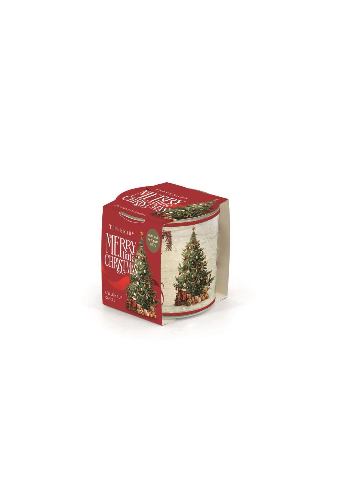Merry Little Christmas LED Candle - Multi