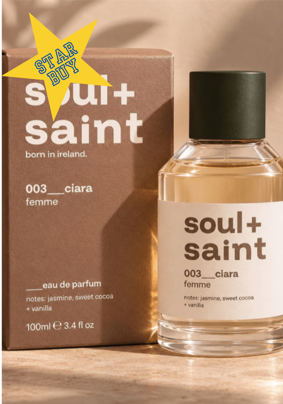 Soul &amp; Saint 003 Ciara Eau De Parfum Spray - 100ml 1 Shaws Department Stores