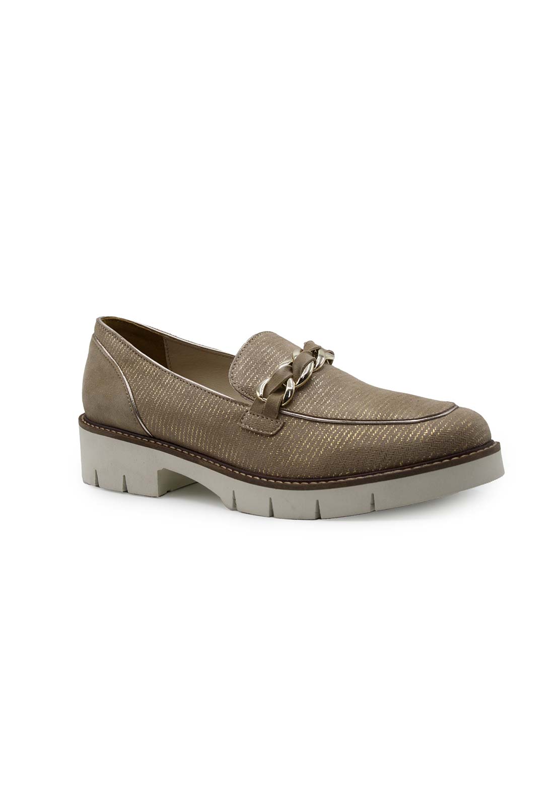 Dubarry Caroline Loafer - Gold 2 Shaws Department Stores