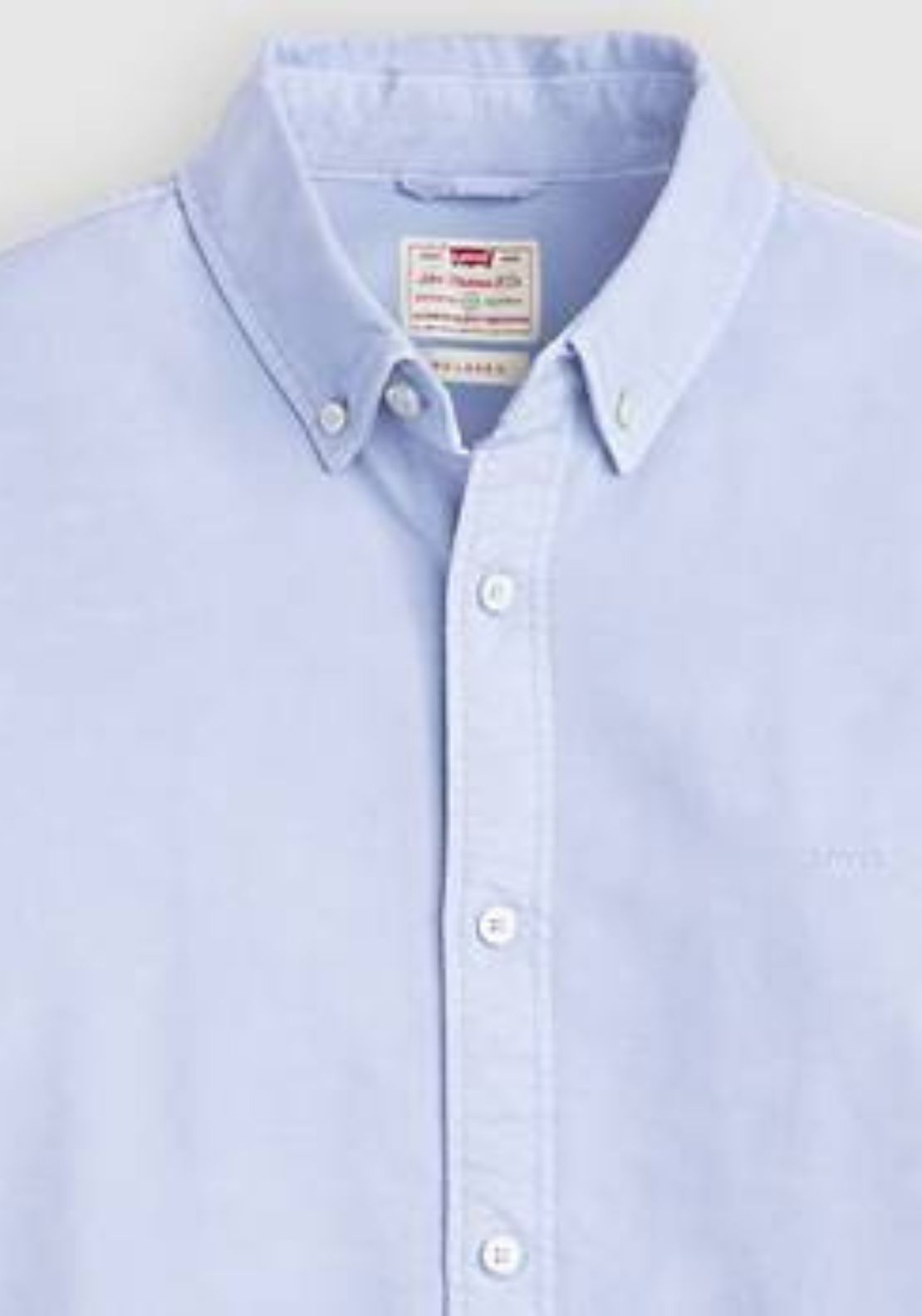 Levis Authentic 100% Cotton Button-down Shirt - Blue 3 Shaws Department Stores