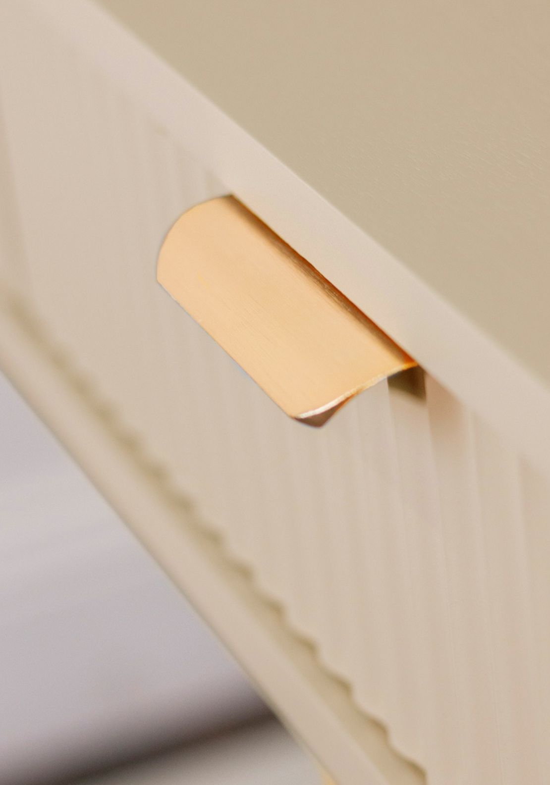The Home Collection One Drawer Side Table - Cream 6 Shaws Department Stores