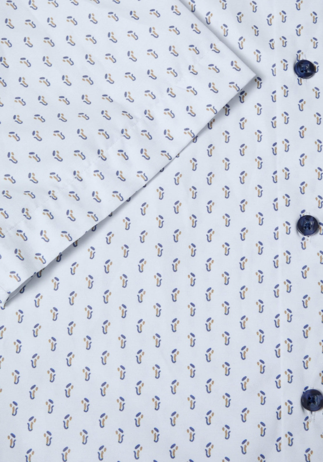 Drifter Short Sleeve Mao Collar Shirt - Camel 19 3 Shaws Department Stores
