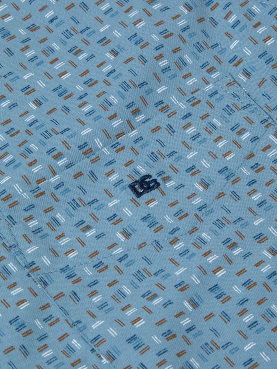 Drifter Short Sleeve Giovanni Print Shirt - Blue 26 4 Shaws Department Stores