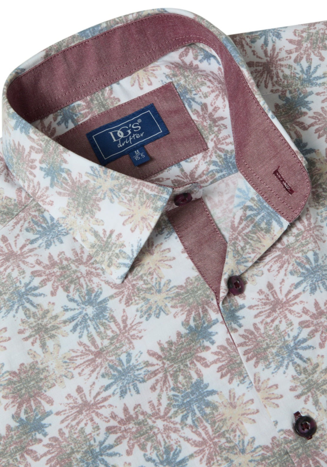 Drifter Giovanni Short Sleeve Shirt - Green 2 Shaws Department Stores