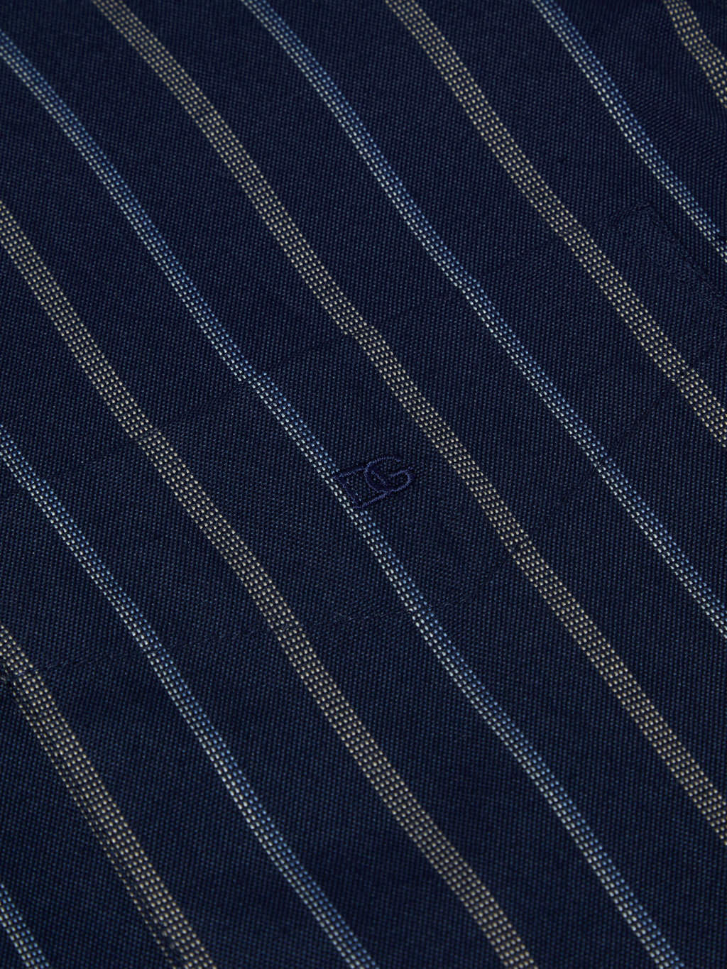 Drifter Short Sleeve Stripe Shirt - Navy 4 Shaws Department Stores
