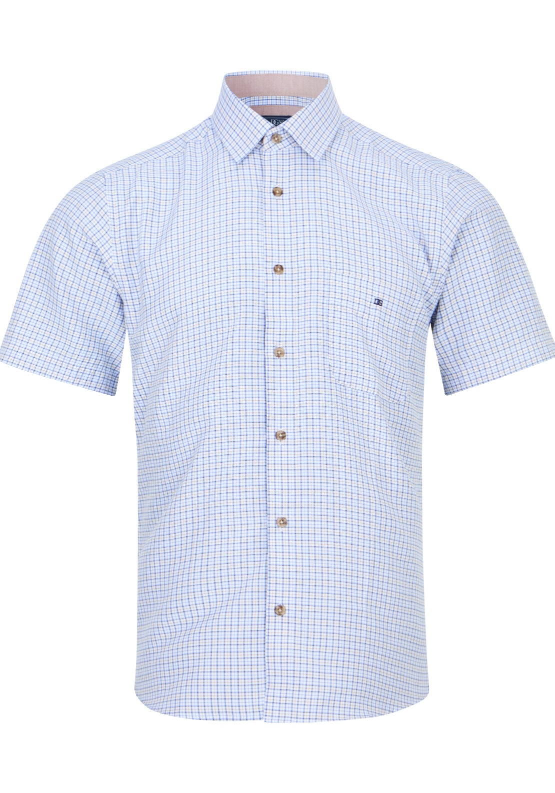 Drifter Short Sleeve Ivano Shirt - Check 1 Shaws Department Stores