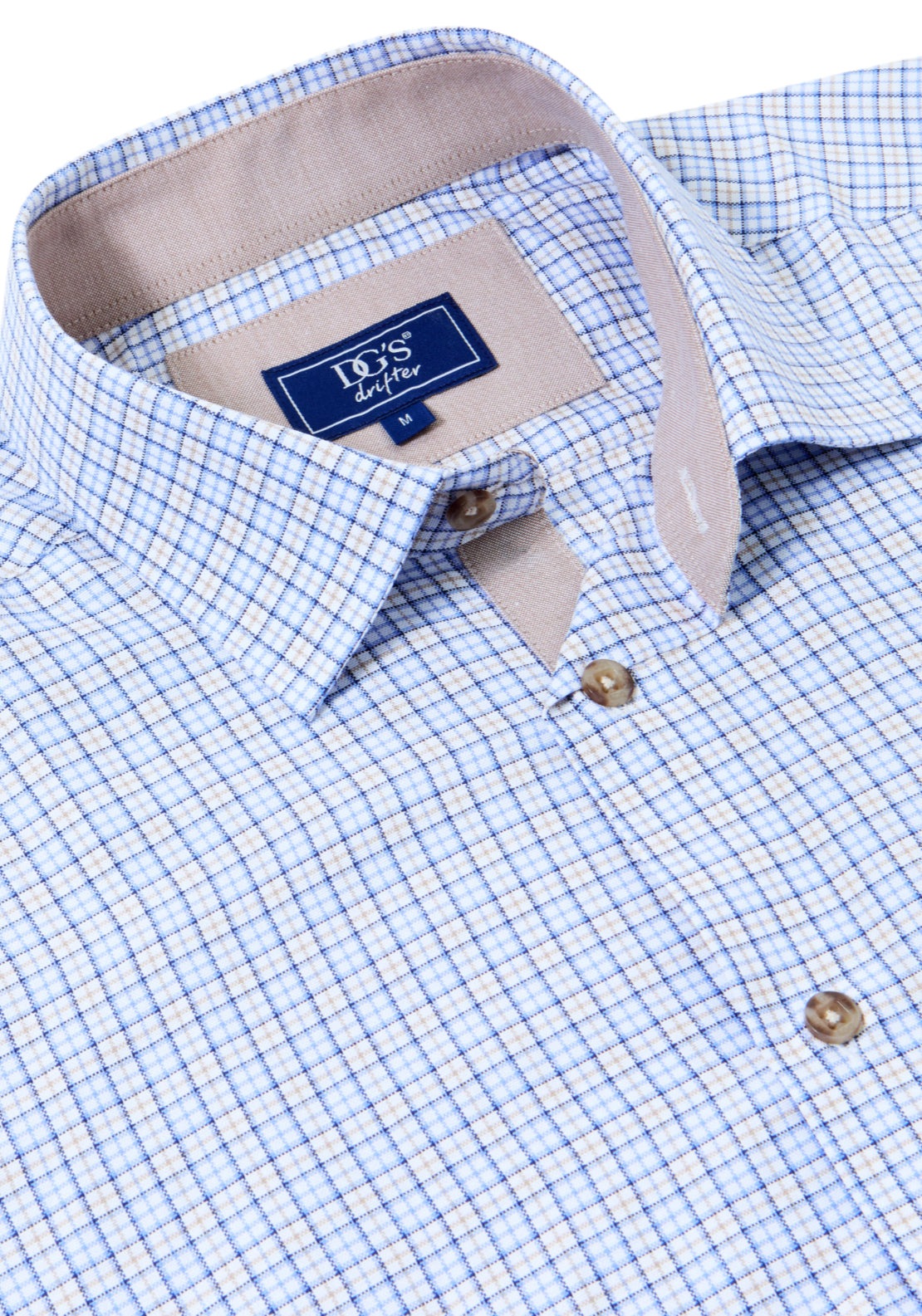 Drifter Short Sleeve Ivano Shirt - Check 2 Shaws Department Stores