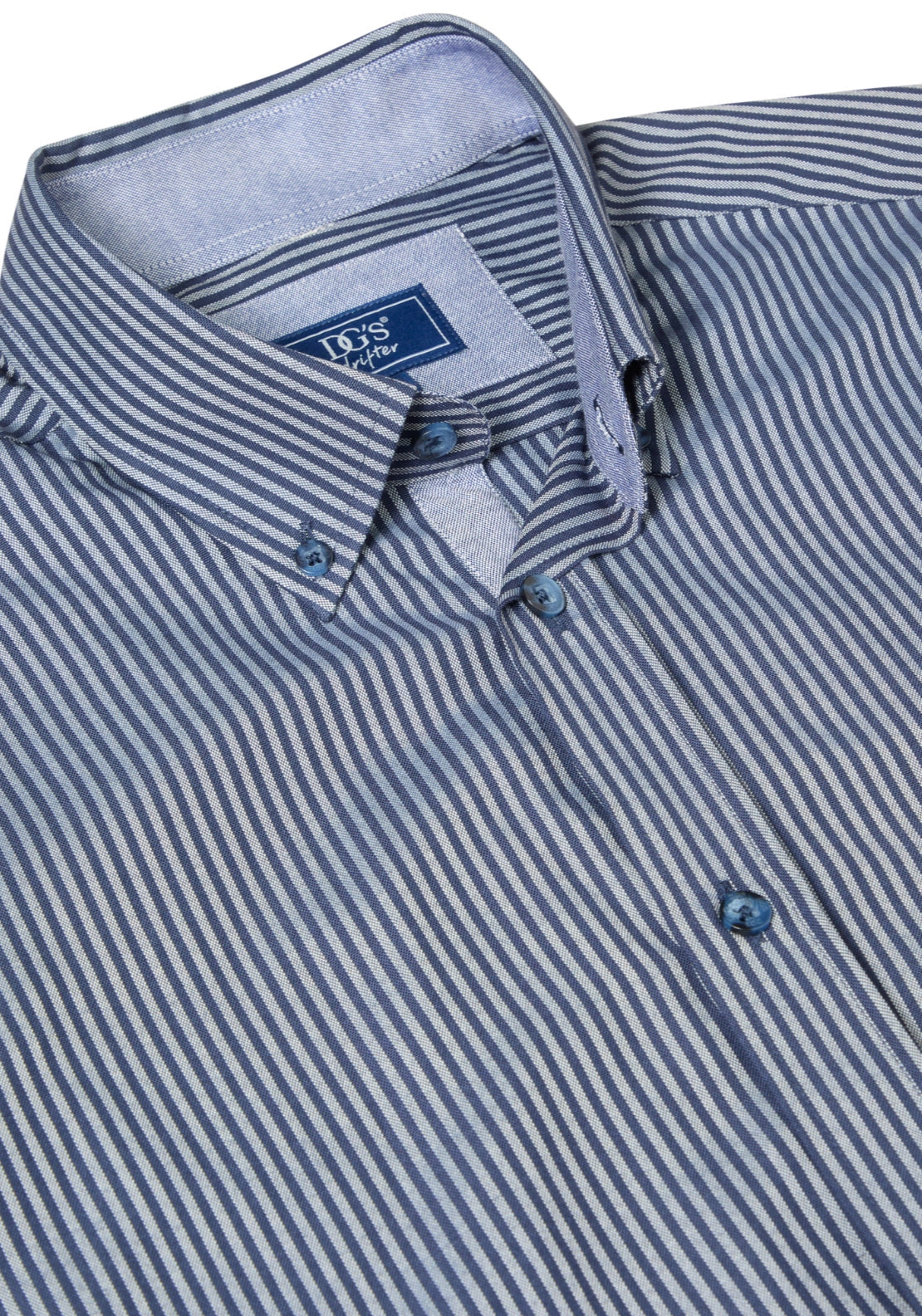 Long Sleeve Stripe Shirt - Navy