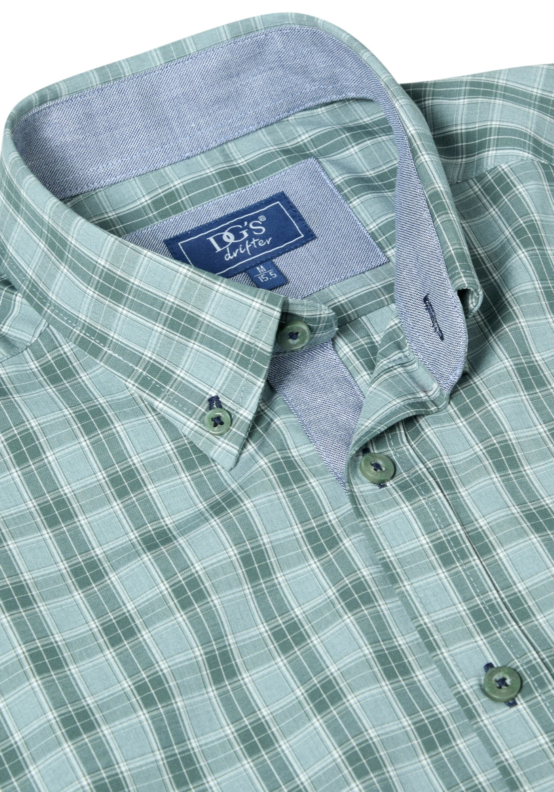 Long Sleeve Check Shirt - Green