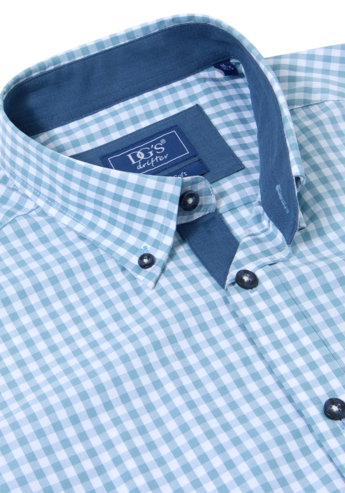 Drifter 100% Cotton Short Sleeve Check Ivano Shirt - Check 2 Shaws Department Stores