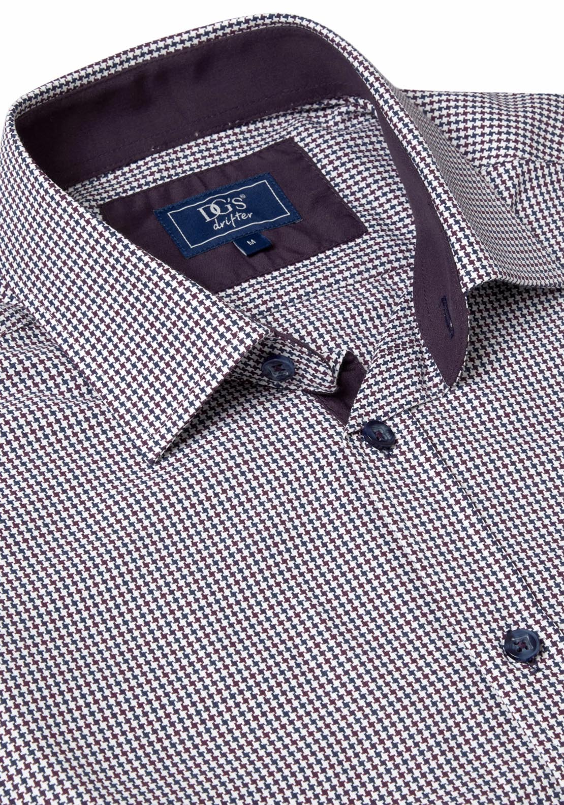 Drifter DG Drifter Regular Giovanni Shirt - Purple 2 Shaws Department Stores