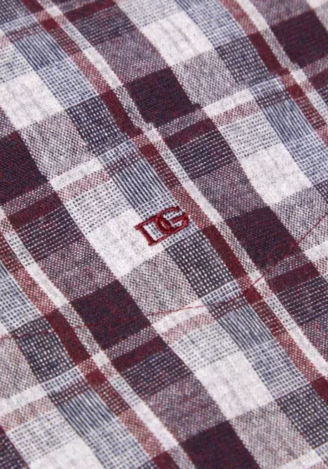Drifter Long Sleeve Check Regular Fit Shirt - Red 4 Shaws Department Stores
