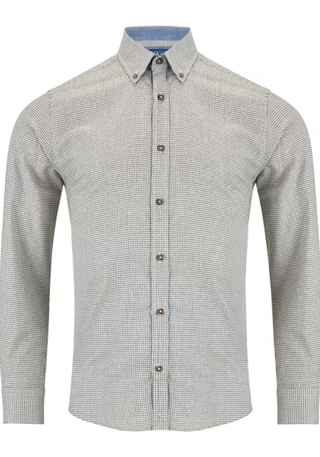 Drifter Long Sleeve Print Shirt - Beige 1 Shaws Department Stores