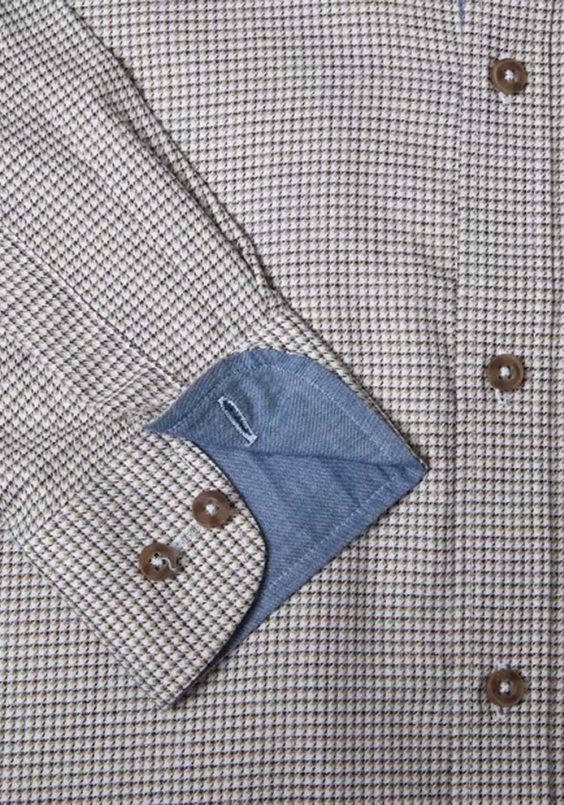 Drifter Long Sleeve Print Shirt - Beige 3 Shaws Department Stores