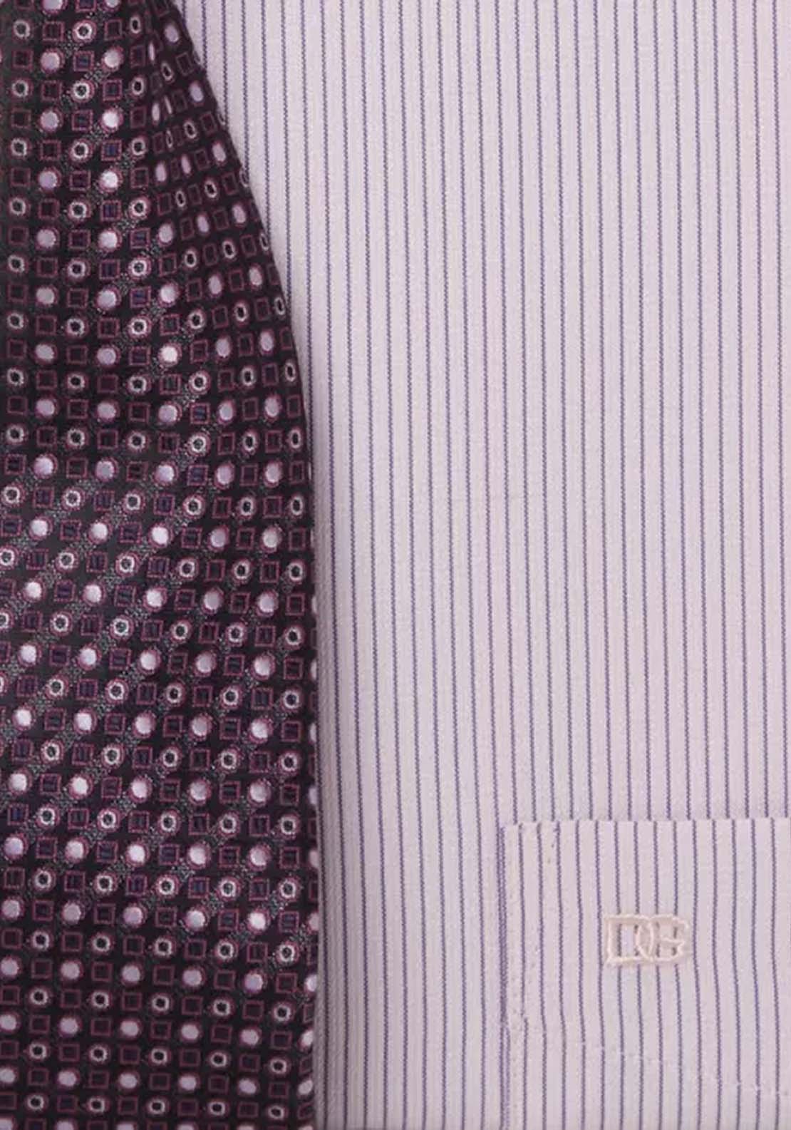 Daniel Grahame Striped Boxed Shirt - Pink 3 Shaws Department Stores