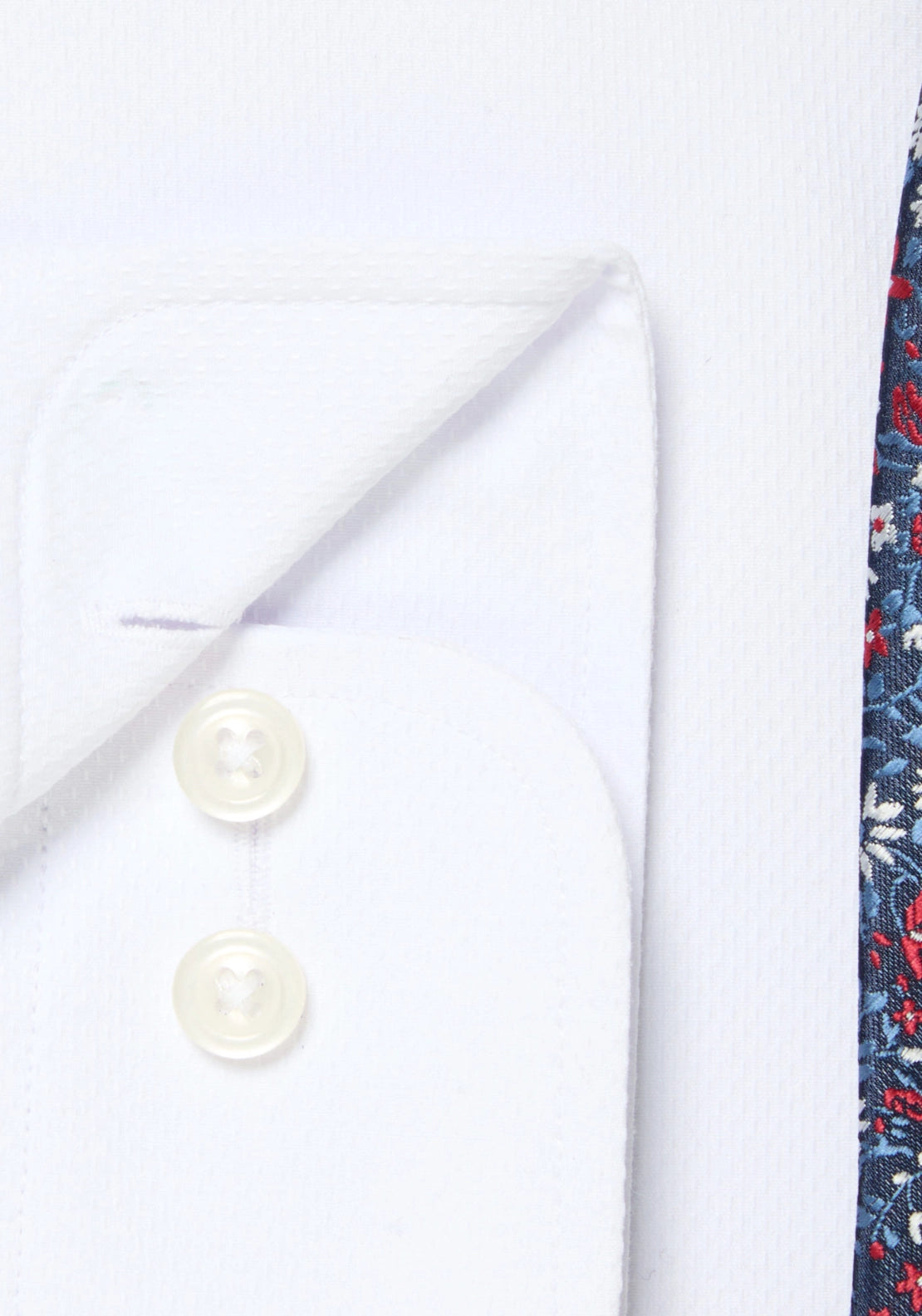 Boxed Plain Shirt - White
