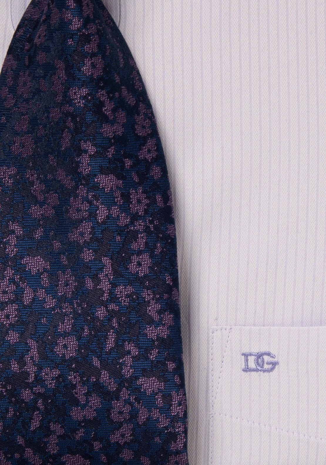 Boxed Stripe Shirt - Purple