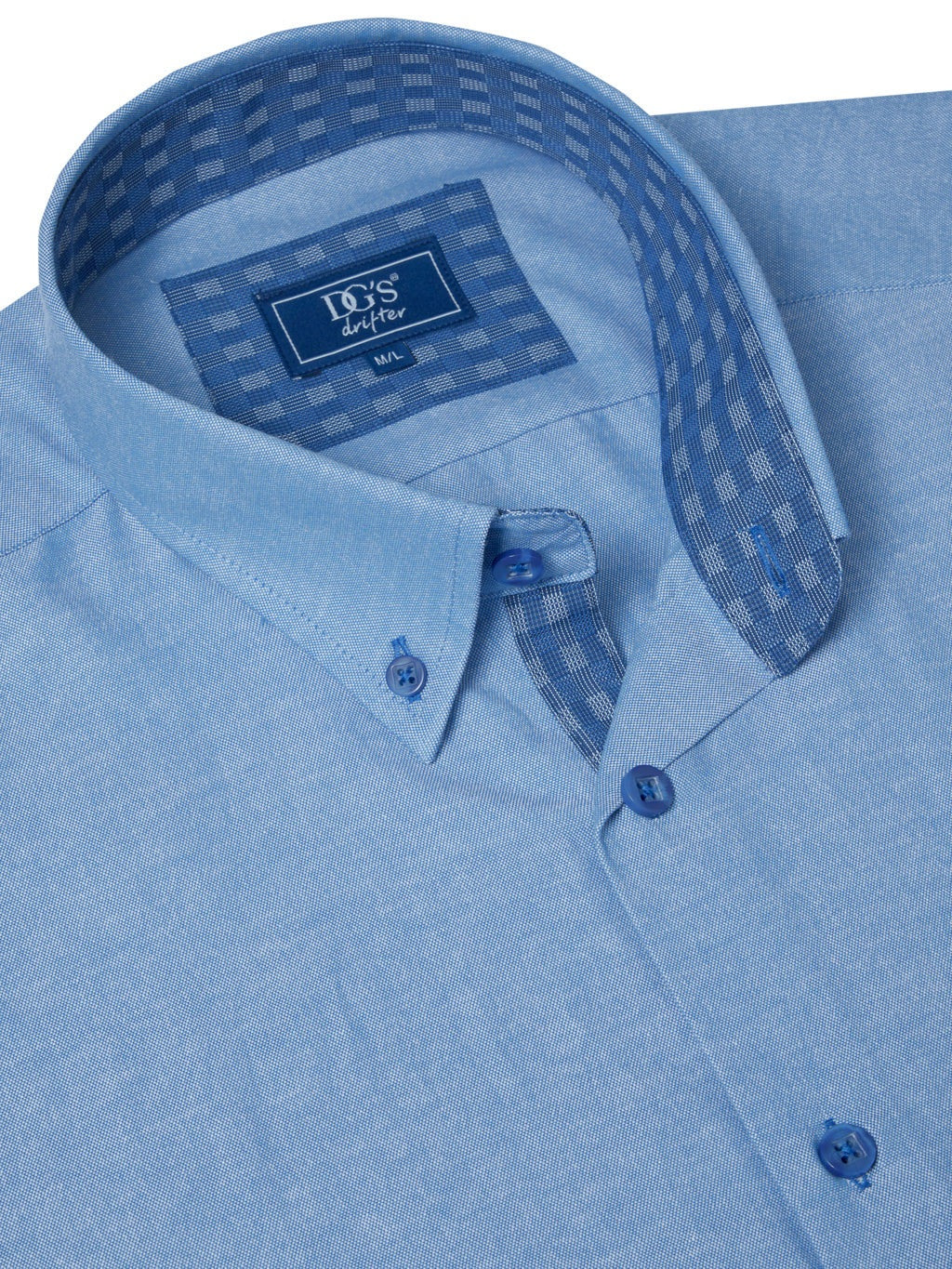 Drifter Ivano Short Sleeve Shirt - Blue 2 Shaws Department Stores