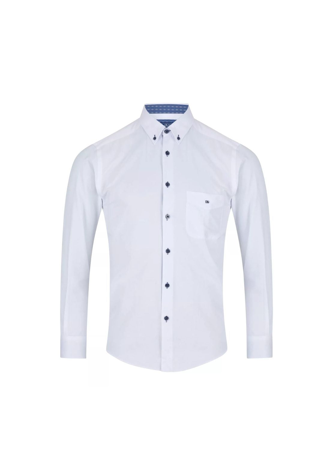 Drifter Regular Ivano Shirt - White 1 Shaws Department Stores