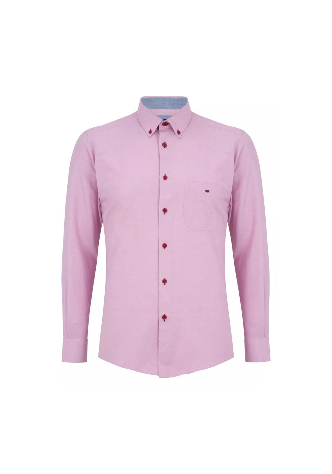 Drifter Regular Ivano Shirt - Lt Pink 1 Shaws Department Stores