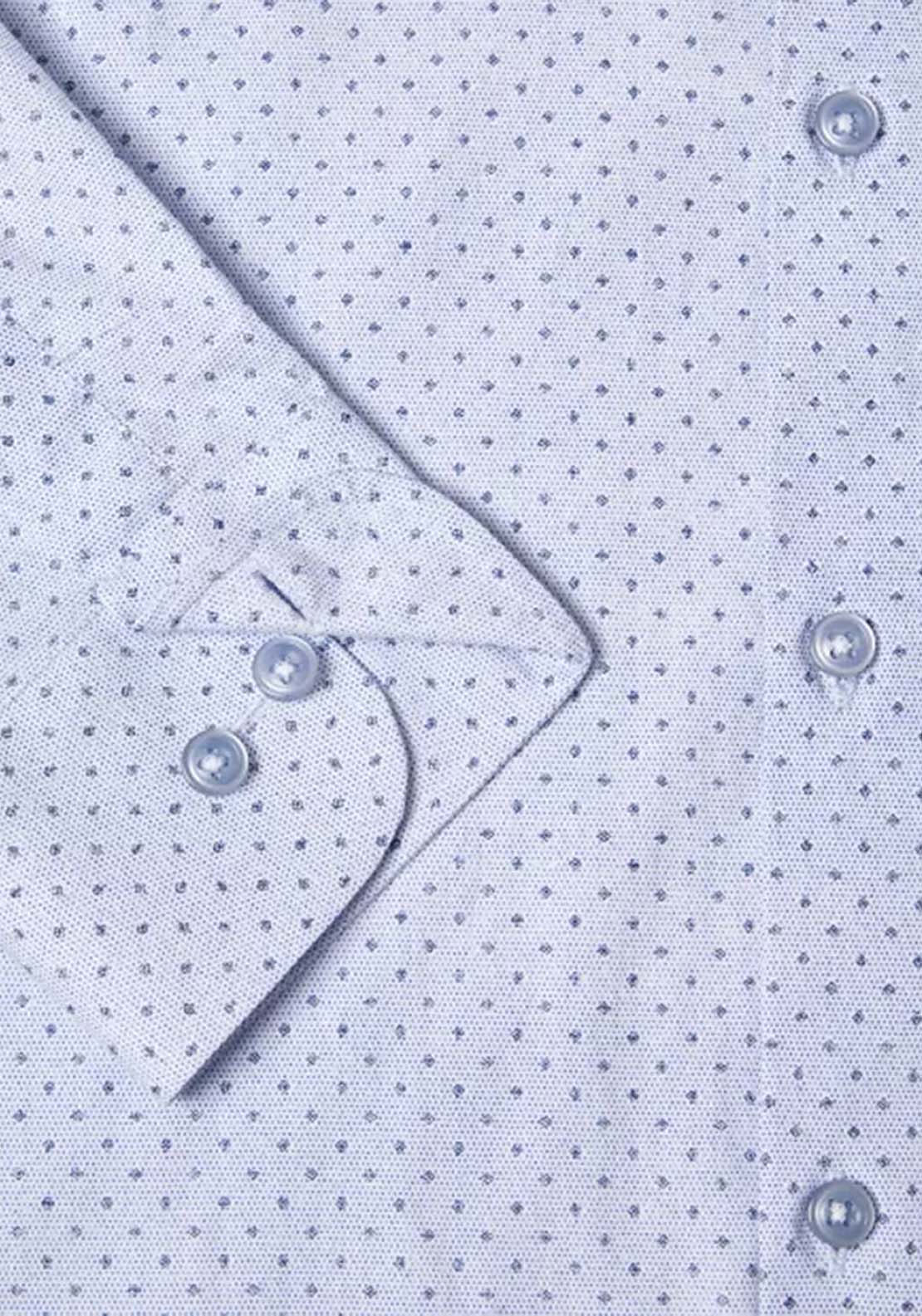 Daniel Grahame Long Sleeve Plain Shirt - Navy 3 Shaws Department Stores
