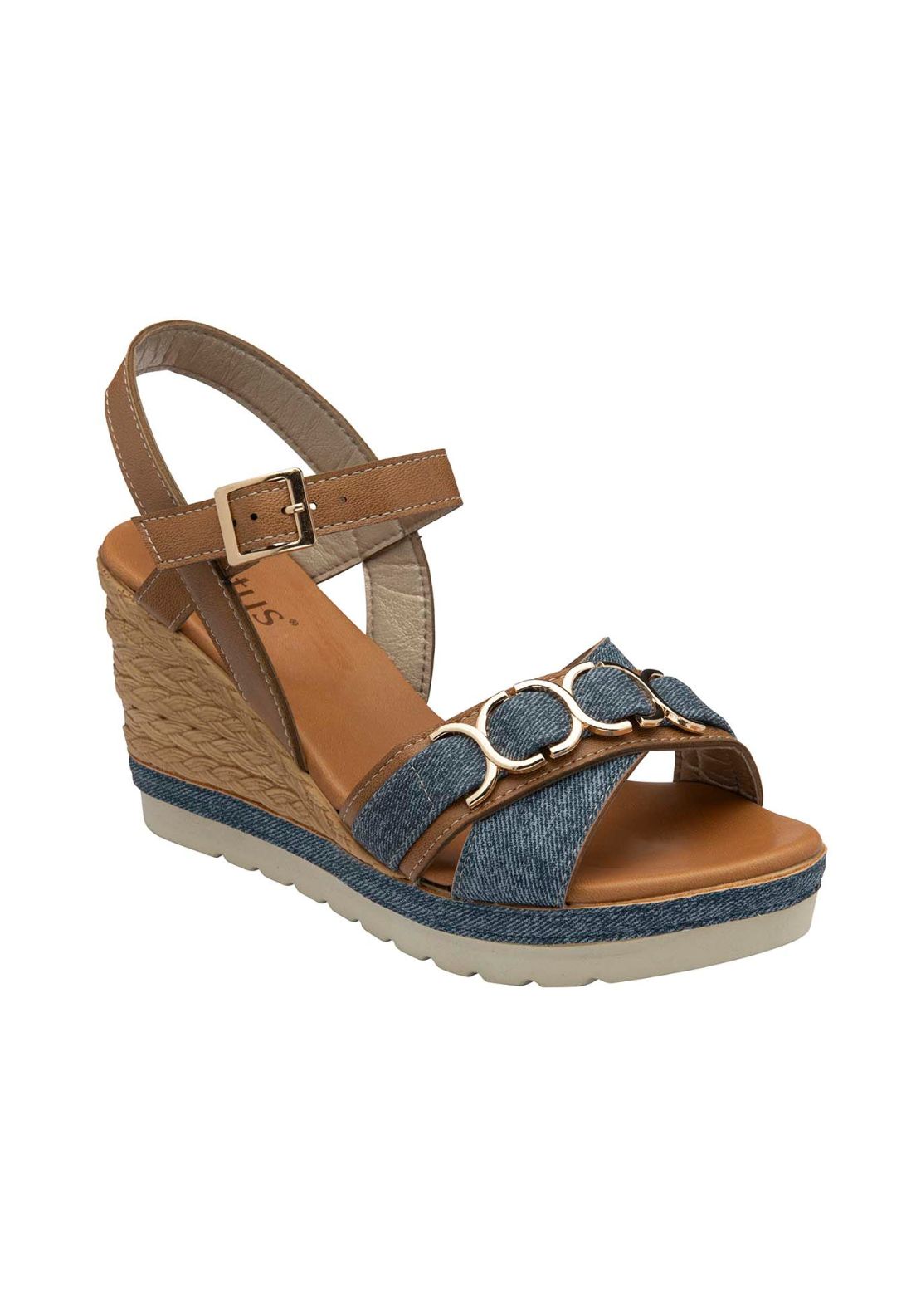 Lotus Solena Sandal - Brown 1 Shaws Department Stores