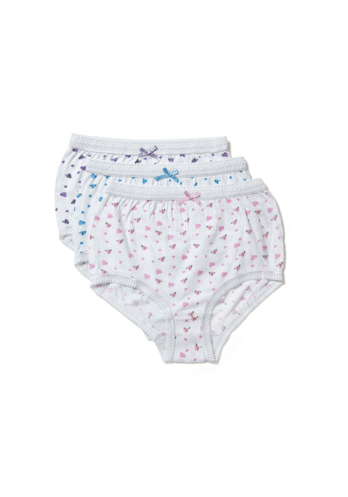 Marsylka 100% Cotton Full Briefs Knickers - Print 1 Shaws Department Stores