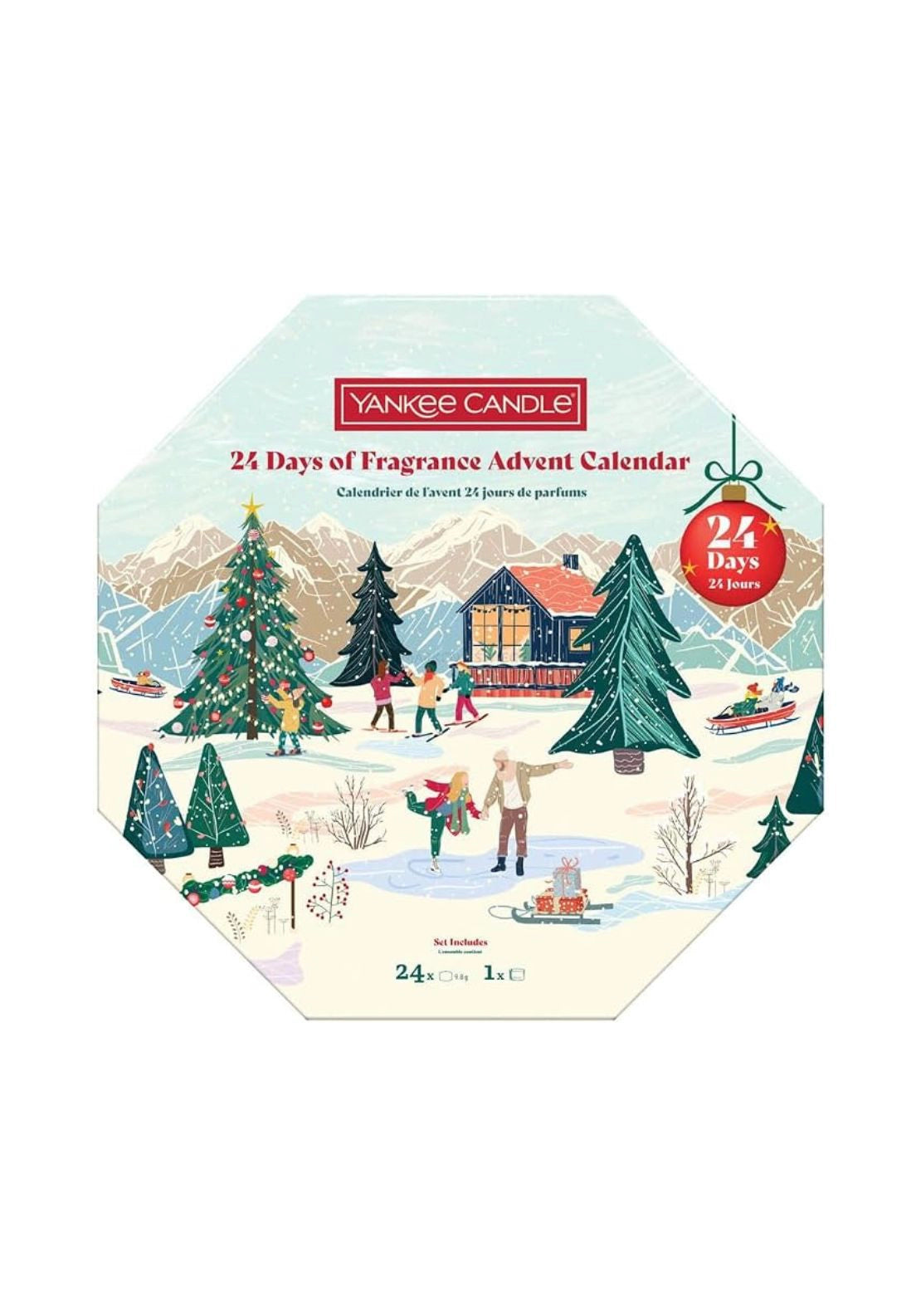 Yankee Candle Advent Calender Wreath - Multi 1 Shaws Department Stores