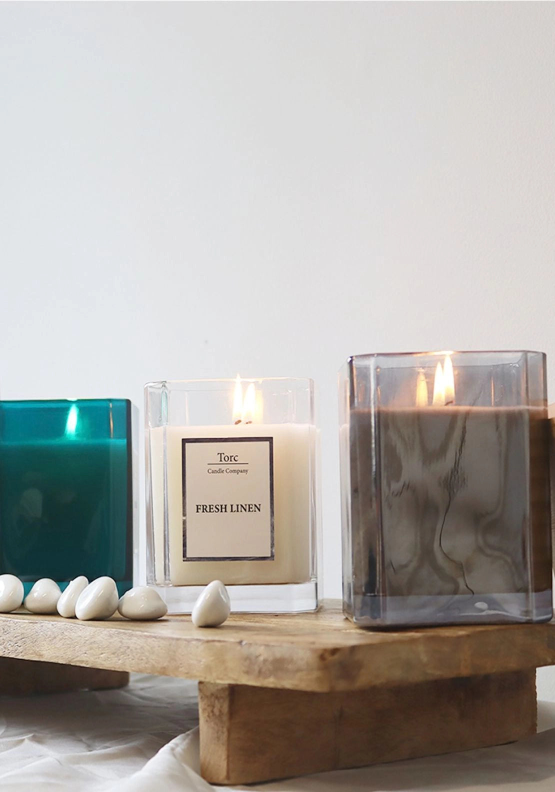 Torc Candles Torc Square Candle - Neroli &amp; Basil 3 Shaws Department Stores