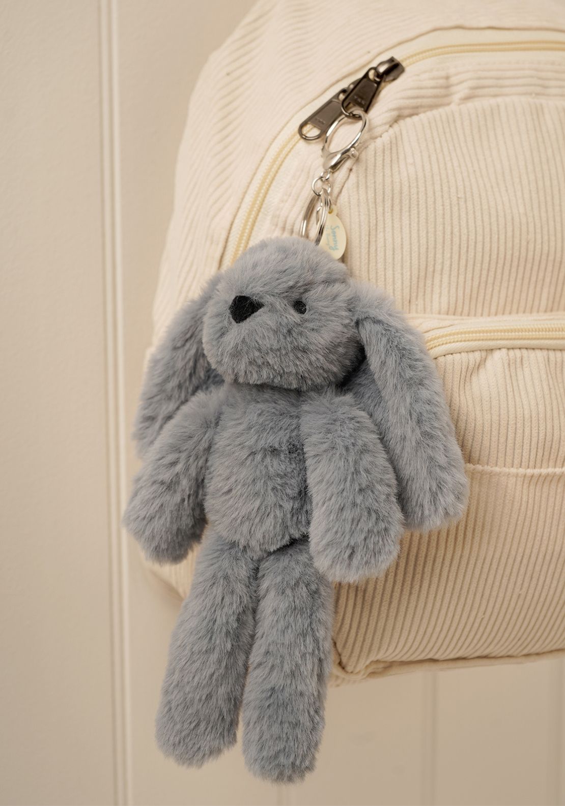 Softies Sonny The Plush Blue Bunny Keyring - Blue 1 Shaws Department Stores