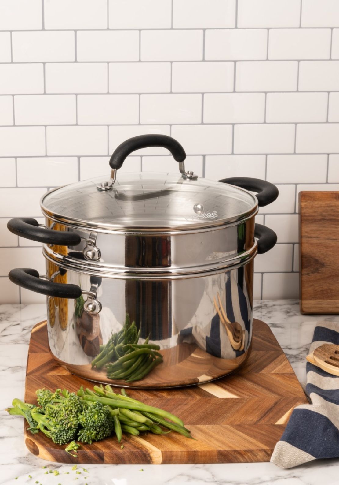 Prestige Stainless Steel Stockpot Streamer 2 Shaws Department Stores