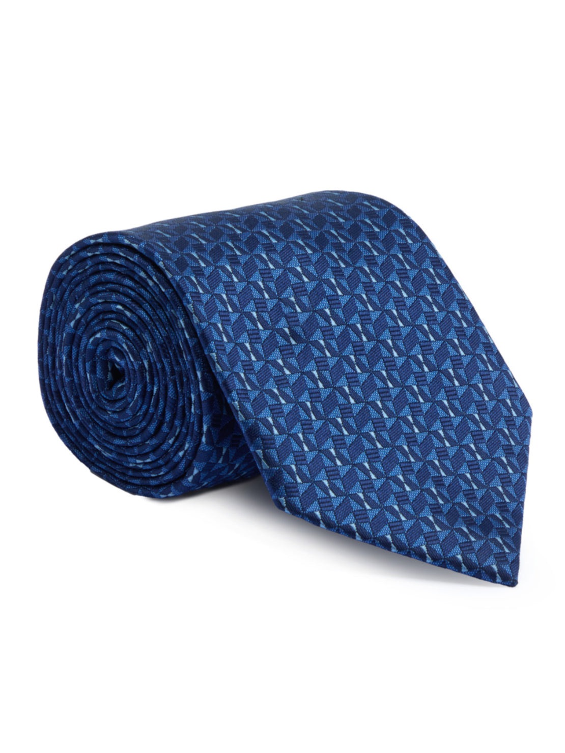 Daniel Grahame Tie &amp; Pocket Square - Slate Blue 2 Shaws Department Stores