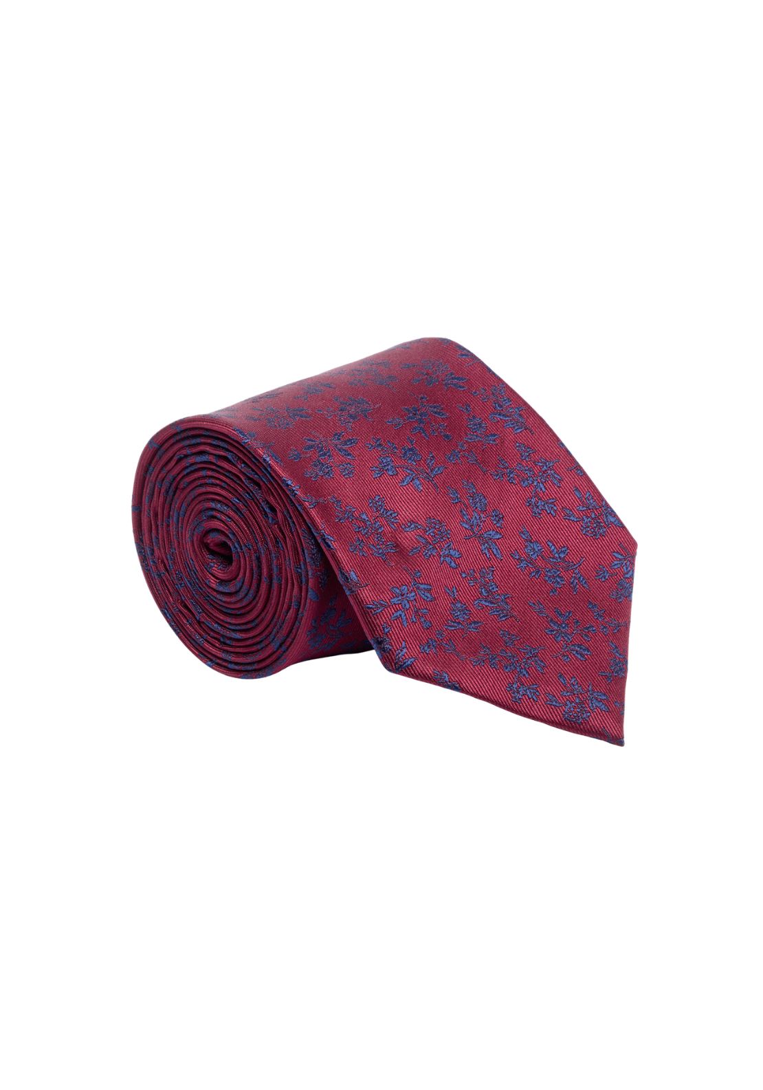 Tie With Pocket Square Set - Red