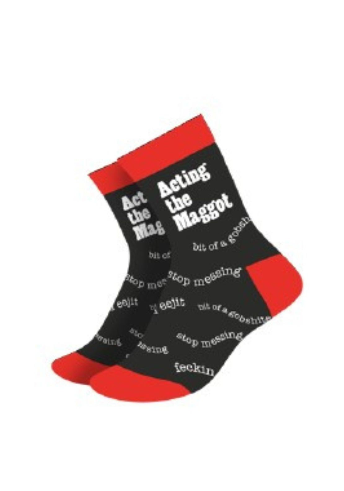 Sock Therapy Acting The Maggot Socks - Black 1 Shaws Department Stores