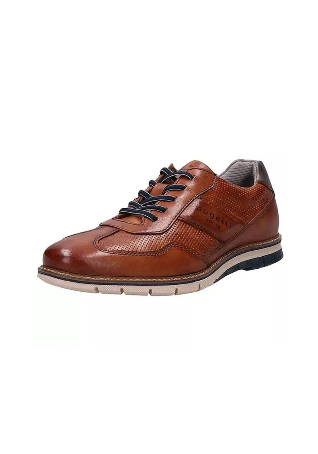 Bugatti Simone Comfort Lace Up Shoe - Brown 3 Shaws Department Stores